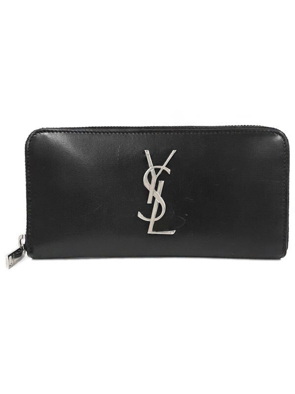 SAINT LAURENT PARIS Saint Paris Cassandra Zip Around Wallet Round Zipper Long